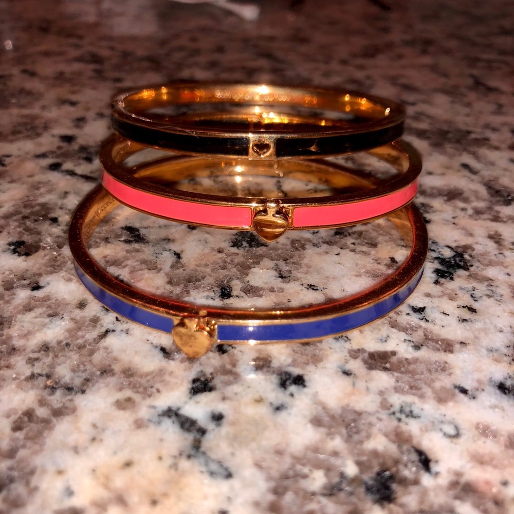 3 Kate Spade bracelets.